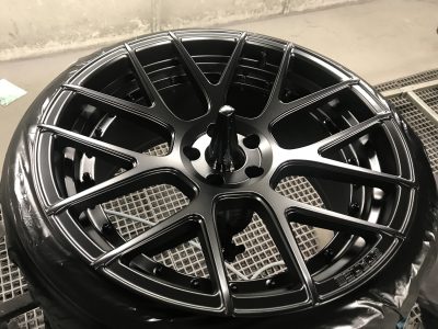 Alloy wheel refurbishment